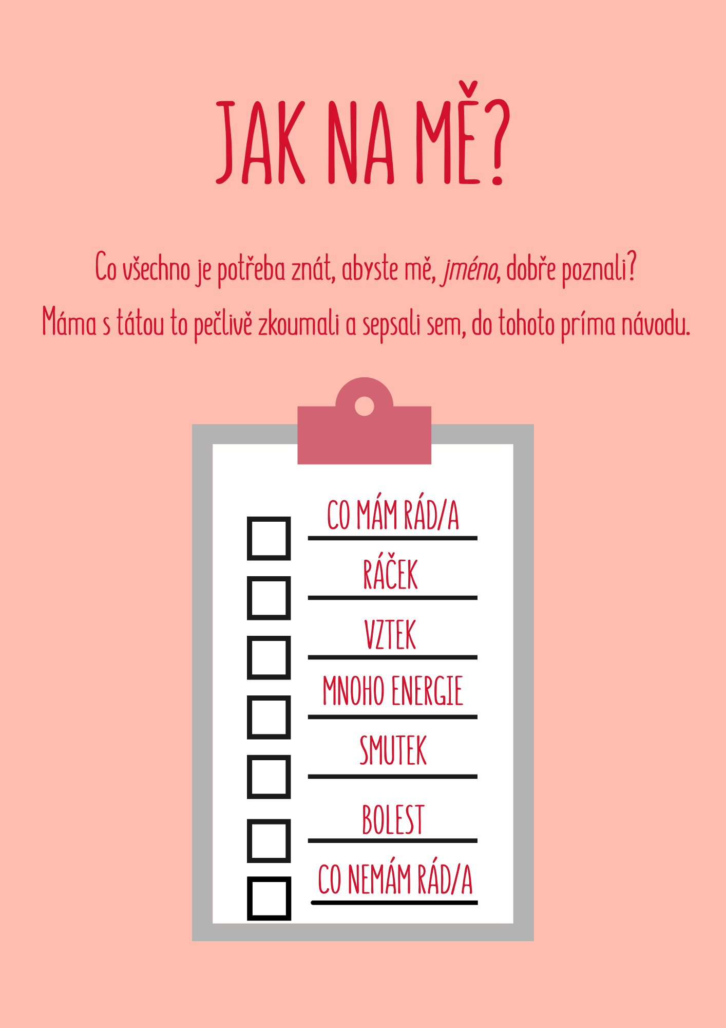 Strana příručky Jak na mě